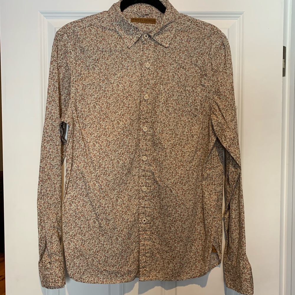 Nifty Genius Floral Button Up